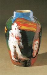Allegorische Szene - Vase 29,5 cm hoch - 2008