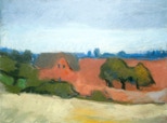 Gehöft bei Schadelund - 2002 - Pastell - 42 x 56 cm