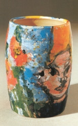 Junge als Gärtner - Vase 19,5 cm hoch - 2009