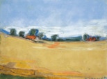 Landschaft bei Wattsfeld - 2008 - Pastell - 42 x 56 cm