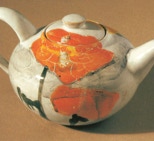 Mohn (gelb, gelb) - Teekanne 12,7 cm hoch / 17 cm Ø - 2009