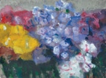 Phlox und Scheinmohn - 2012 - Aquarell - 28,2 x 38,2 cm