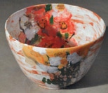 Rosen - Schüssel 19 cm hoch / 28,5 cm Ø - 2009